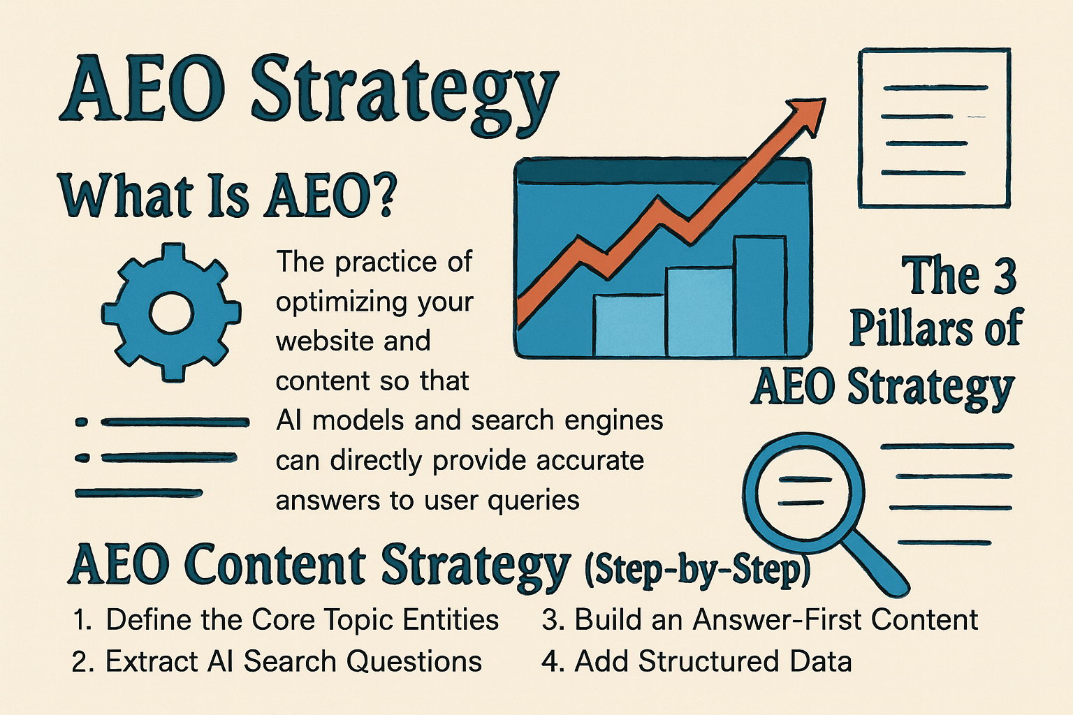 How to Build an AEO Strategy: Technical SEO, Content & Entity Optimization